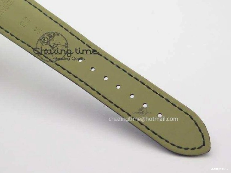 0420 Flexible De Ville MK 1:1 Best Edition SS White Dial On Black Leather Asian Seagull T1701 (Sec@6) 8244